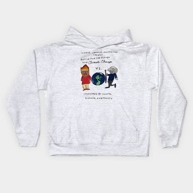 Titans Of Climate Change Kids Hoodie by 6630 Productions